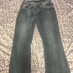 Stylish Gray Denim Jeans
